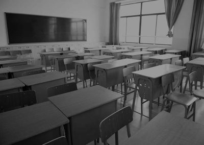 empty classroom