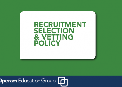 Recruitment selection and vetting policy